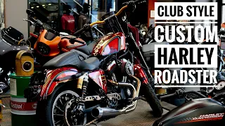 Is This The Coolest Club Style Custom Sportster In the UK!? Harley Roadster