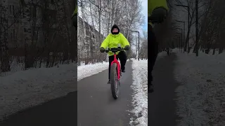 катаем, погода супер! #фэтбайк #sport #adventure #зима #fatbike