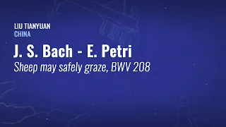Jan Sebastian Bach/Egon Petri - Sheep may safely graze, BWV 208 | Liu Tianyuan