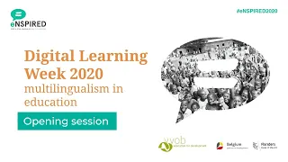 Opening session | Digital Learning Week 2020 | Multilingualism in education