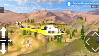 Helicopter Rescue Simulator Gameplay || Helicopter Operation Game