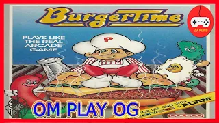 BurgerTime [NES] [Walkthrough] [LongPlay] #Buger #NES #Walkthrough #LongPlay