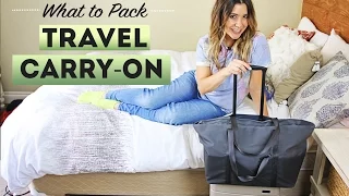 What To Pack: CARRY-ON LUGGAGE