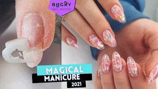 LIFTING On Every Nail | Magical Design W/ Polygel | Russian, Efile Manicure