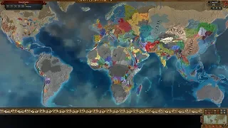 Europa Universalis 4 AI Timelapse - Road to Revived History Mod 1444-3000