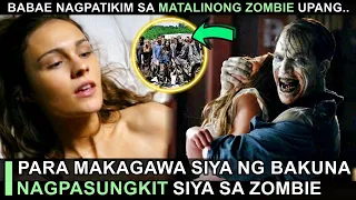 Grabe Ito Sa Gitna Ng ZOMBIE Apocalypse NAGPATIKIM Siya Sa Zombie Na Ito Upang | MOVIE RECAP TAGALOG