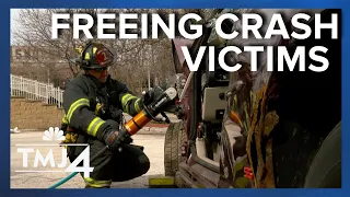 Fire crews practice extractions as reckless driving crashes increase