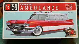 Full build and review of the 1959 Miller Meteor Cadillac Ambulance by AMT