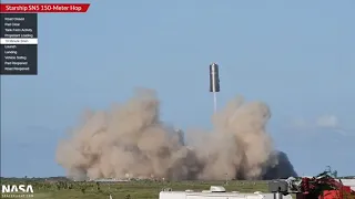 SpaceX Starship SN5 150M hop test