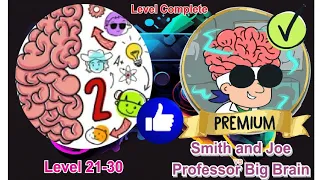 Brain Test2 Smith and Joe vs Professor Big Brain All Levels Complete