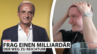 Justin reagiert auf "FRAG EINEN MILLIARDÄR" | Live - Reaktion