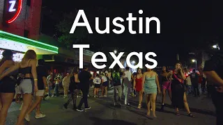 6th Street and Rainey Street - Downtown Austin, Texas | Walking Tour Travel Vlog
