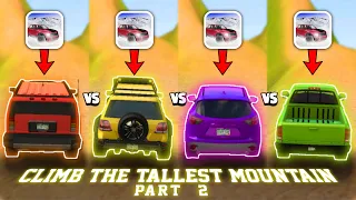 Extreme SUV Driving Simulator 2021 - All Cars Climb The Tallest Mountain | Part - 2