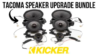 Kicker 6 Speaker Plug & Play Upgrade Bundle Install | 2016 - 2023 Toyota Tacoma