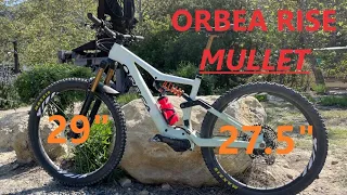 Orbea Rise MX Mullet Bike - The 160/160 Travel Swiss Army do it all bike??