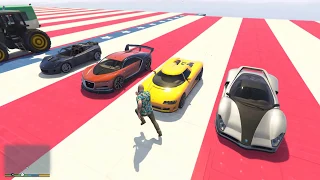 Gta 5: Сможет ли русская машина перелететь всю карту на скорости 10 000 км/час