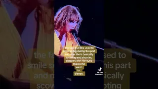 She is so mad while singing call it what you want 😭😭 #taylorswift #erastour #reputation #joealwyn
