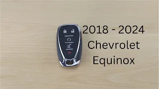 How To Replace or Change Chevrolet Equinox Remote Key Fob Battery 2018 - 2024