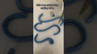 Irish Lace spiral strips making video