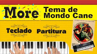 More Theme from Mondo Cane instrumental teclado cover partitura