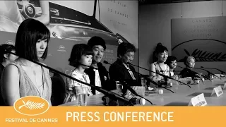 MANBIKI KAZOKU - Cannes 2018 - Press Conference - EV