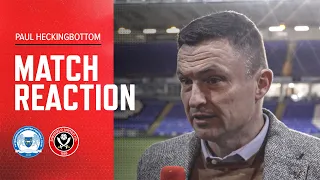 Paul Heckingbottom | Peterborough United 0-2 Sheffield | Match Reaction Interview