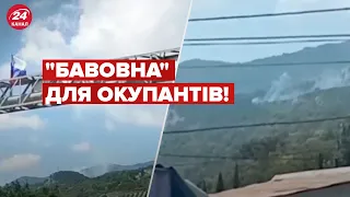 🔥 Знову "бавовна" в Криму: в Алупці пожежа