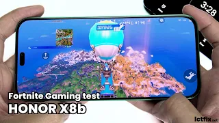 Honor X8b Fortnite Mobile Gaming test | Snapdragon 680, 90Hz Display