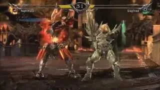 Soul Calibur V - SCIV Nightmare Vs. SCIV Siegfried (Capture Device Test!)