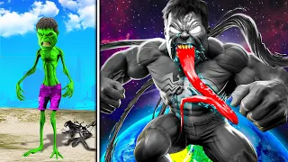 DO HULK +FRACO para o HULK-VENOM +PODEROSO do GTA 5!!!