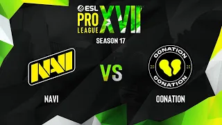 NaVi vs 00Nation | Map 1 Ancient | ESL Pro League Season 17