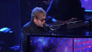 Sir Elton John greets the 'Rocket Men'