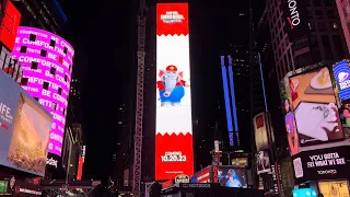 Super Mario Bros. Wonder Billboard in New York City