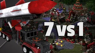 Red Alert 2 | Nobody But Us | (7 vs 1 + Superweapons)