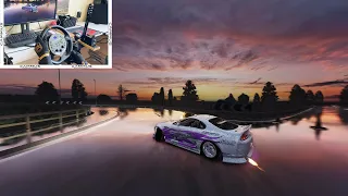 Assetto Corsa Cammus C5 Drifting  Mk4 Supra at Tamworth UK Streets