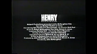 Henry: Portrait Of A Serial Killer (1986) Video Trailer