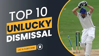 TOP 10 Weird and Unluckiest Dismissals in Cricket | Funniest Dismissals.
