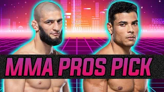 MMA Pros Pick ✅ Khamzat Chimaev vs. Paulo Costa - Part 2 👊UFC 294