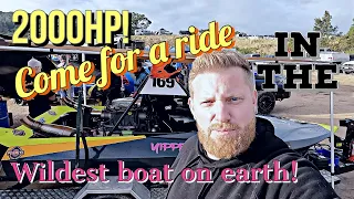 I go for a lap in one of the most powerful jet sprint boats in the world!