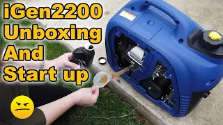 iGen2200 Inverter Generator Unboxing and Startup