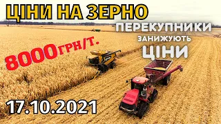 Ціни на зерно! Кукурудза уже 8000 грн/т. Пшениця 9000 грн/т.  Соняшник і Соя  летить вниз.