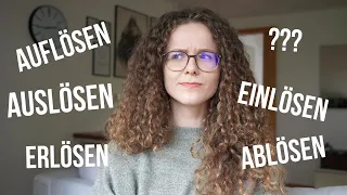 Verben mit „lösen“ | Was bedeuten auflösen, auslösen, erlösen, einlösen und ablösen? (DEUTSCH B2-C1)