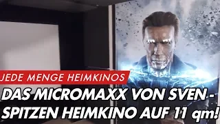 Das MicroMaxx Heimkino von Sven -  so toll können 11 qm sein | GROBI.TV