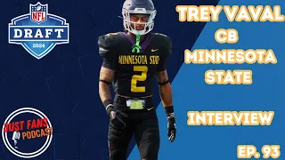 NFL 2024 Draft Prospect: Trey Vaval Interview| CB out of Minnesota State