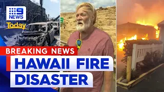 Hawaii fires: Major disaster declared as Maui devastated | 9 News Australia