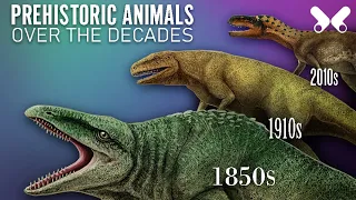DINOSAURS OVER THE DECADES (and other animals) Paleoart evolution