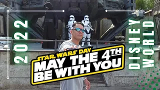 MAY THE 4TH BE WITH YOU 2022 | HOLLYWOOD STUDIOS | ROPE DROP | MERCH & SNACKS | BOBA FETT AUTOGRAPH!