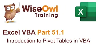 Excel VBA Introduction Part 51.1 - Introduction to Pivot Tables in VBA