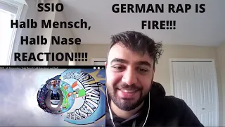 SSIO "Ich fibicke jeden / Halb Mensch, halb Nase" REACTION!!!! (GERMAN RAP IS FIRE???!!!!)