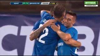 Zenit Sankt Petersburg 8:1 Dynamo Mińsk | SKRÓT MECZU | 16.08.2018